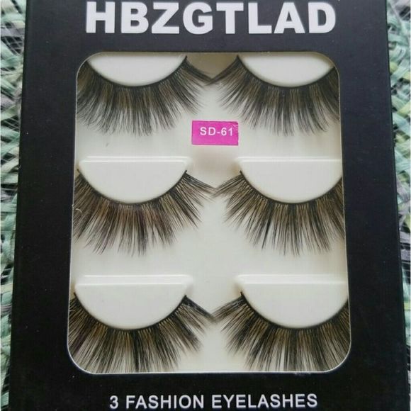 100% MINK HAIR TICK LONG EYELASHES Sexy 100% Hand - Picture 1 of 1